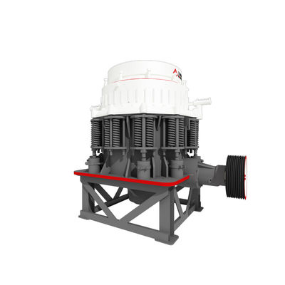 Compound Spring Cone Crusher With Semi-Automated Hydraulic Discharge Adjustment For Precision Control