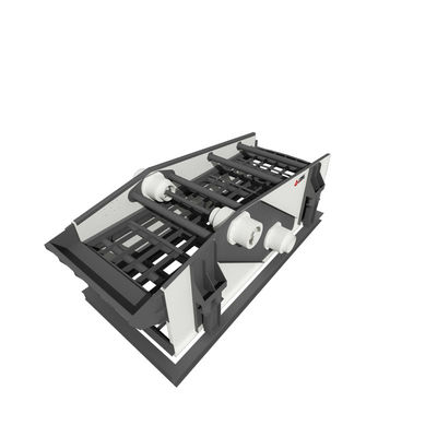 120-600t/h Capacity Horizontal Vibratory Screen With Solid Construction