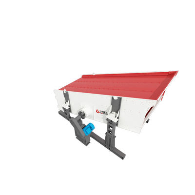 Durable 400TPH Vibrating Screen With 2 Layers And Large Excitation Force Size of Screen Suface 2400*7000mm