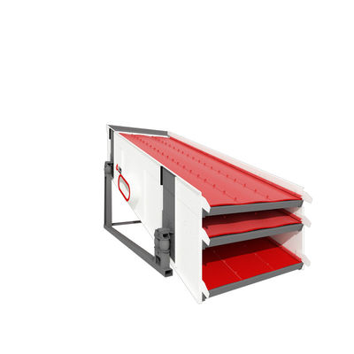 400-800 Processing Capacity Fine Stone Cutting Machine With 8° Angle Installation And Mobile Vibrating Feeder