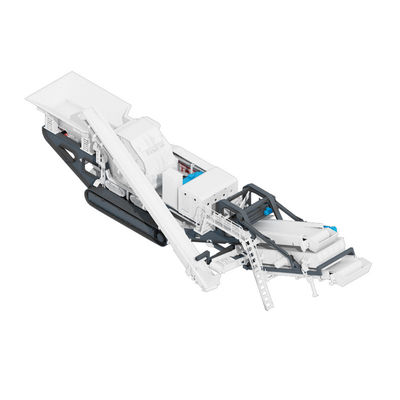 Fine Grain Pattern Crawler Mobile Crusher With CE Certificate