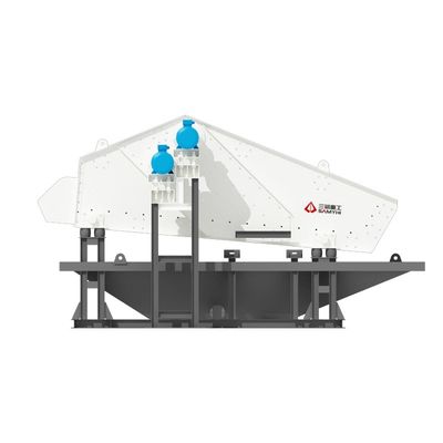 Strong Power Dewatering Screen 18.5KWX2 For Stone Iron Ore