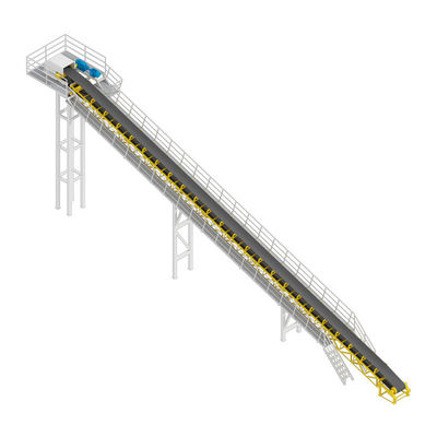 Stable Operation Safety Belt Conveyor 15-37KW For Mining And Constuction
